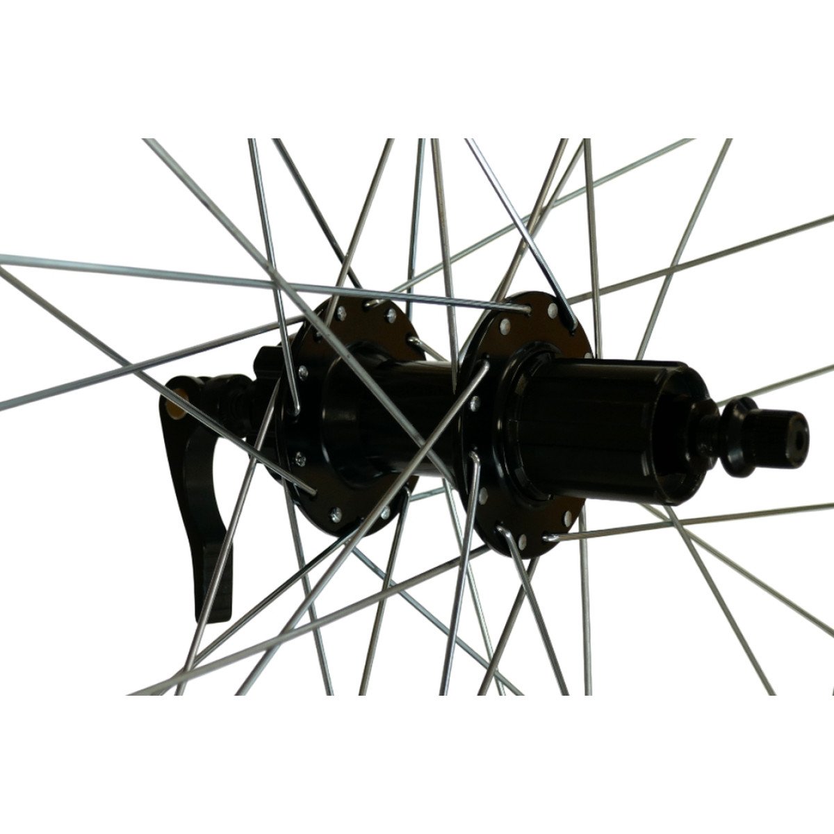 Shining 28" B-T260 QR SB 6-Bolt FH galinis ratas | 32H / 6-bolt  d-brake / 8-11 pavarų / juodas