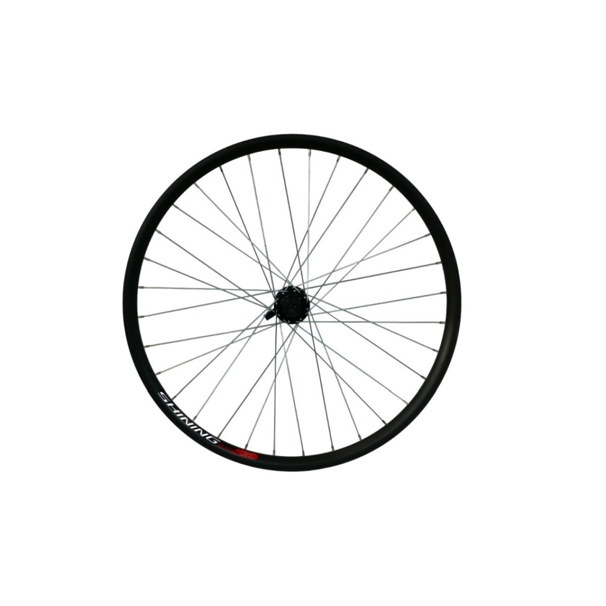 Shining 28" B-T260 QR SB 6-Bolt FH galinis ratas | 32H / 6-bolt  d-brake / 8-11 pavarų / juodas