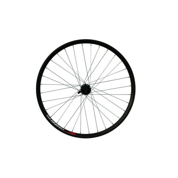 Shining 28" B-T260 QR SB 6-Bolt FH galinis ratas | 32H / 6-bolt  d-brake / 8-11 pavarų / juodas