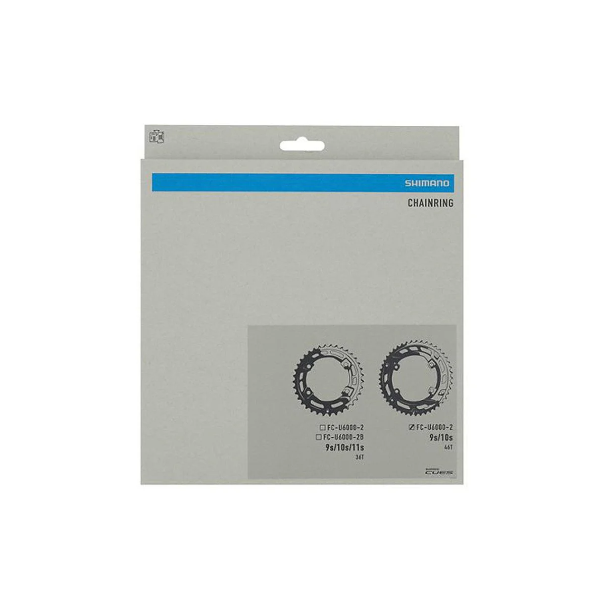 Shimano FC-U6000-2 CUES 46T priekinė žvaigždutė