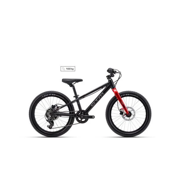 CTM Jerry 2.0 20" 2026 Matt Black vaikiškas dviratis