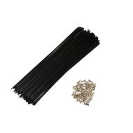 Stipinai Pillar 2 x 288mm 144vnt Black