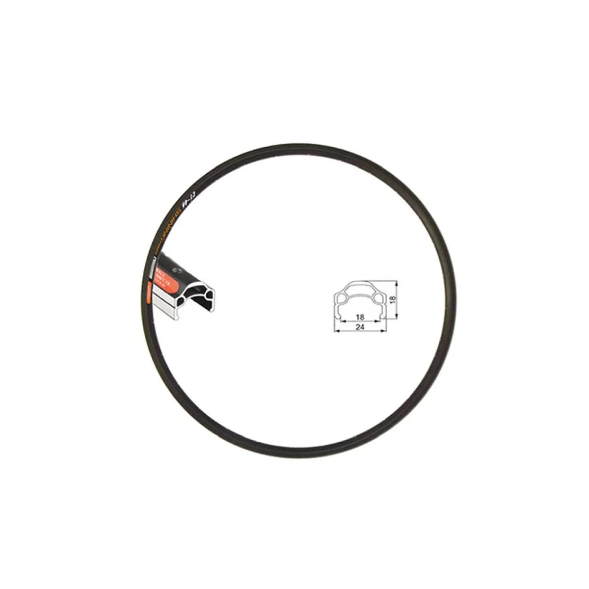 Priekinis ratas 26" Shining CT-46 NUT
