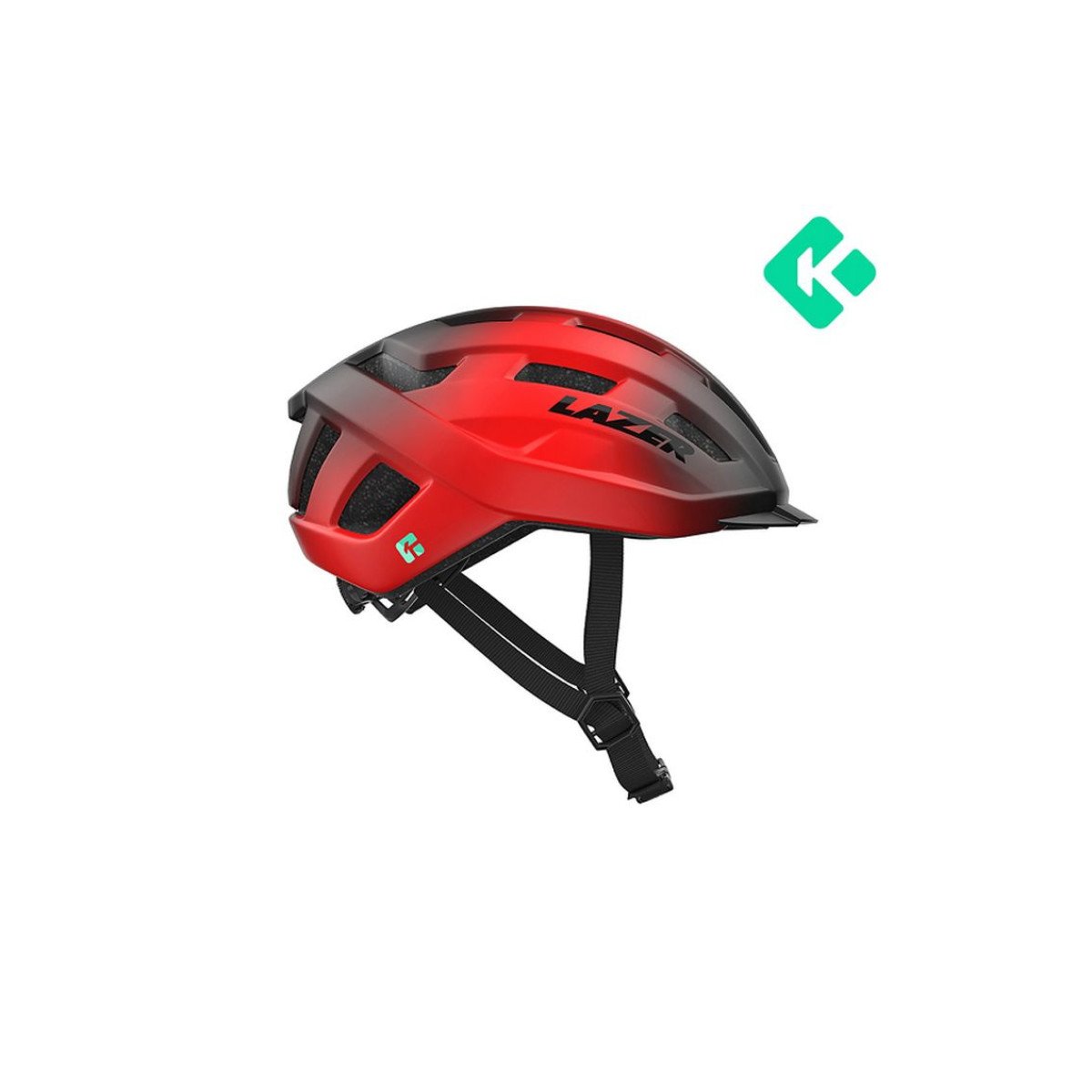 Lazer Codax KinetiCore Matte Red dviratininko šalmas