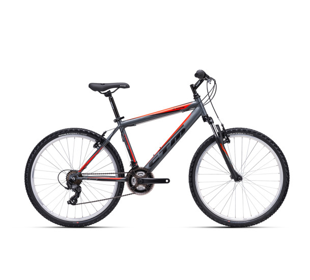 CTM Axon MTB 26" Matt titanium grey - Orange 