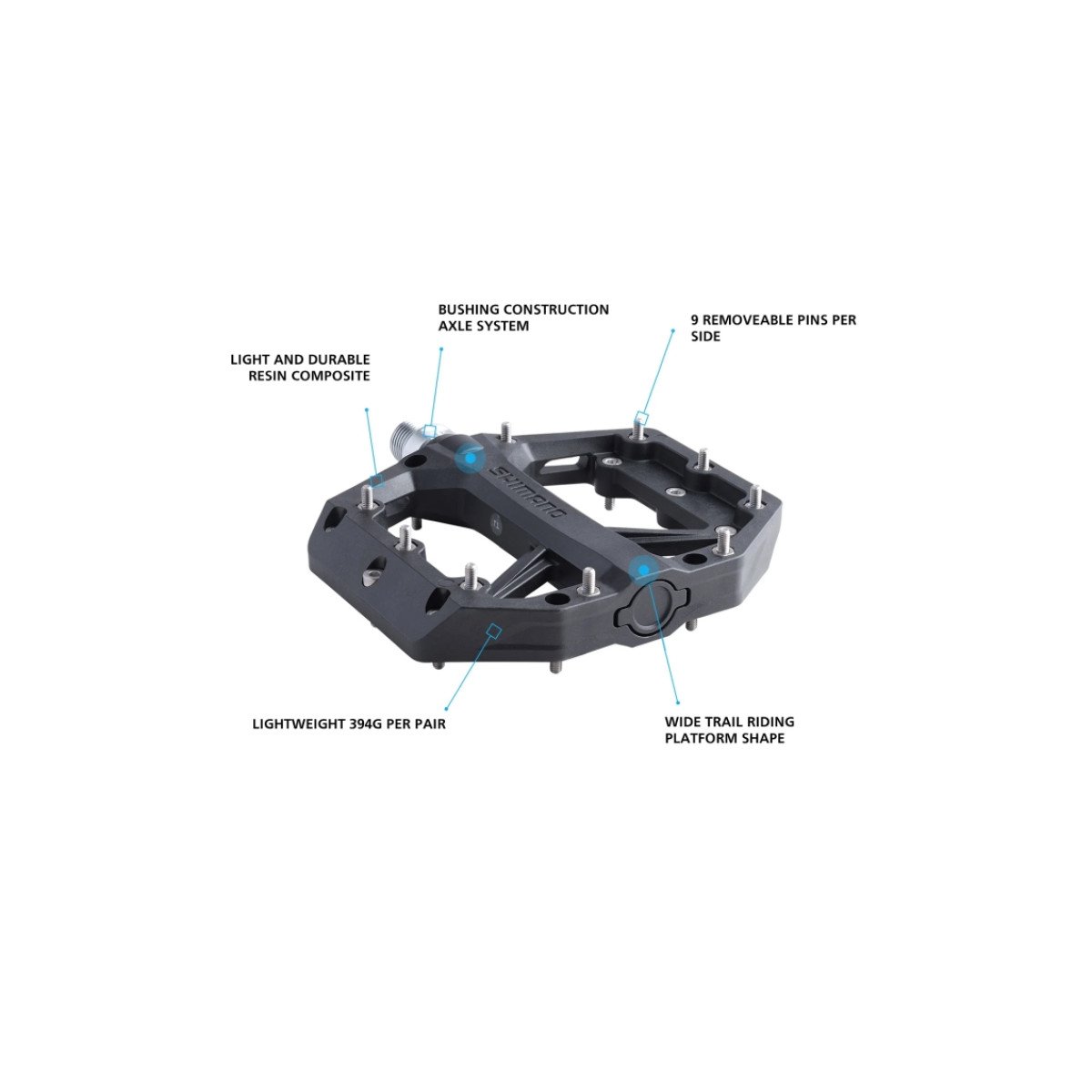 Shimano PD-GR400 BMX/DH pedalai