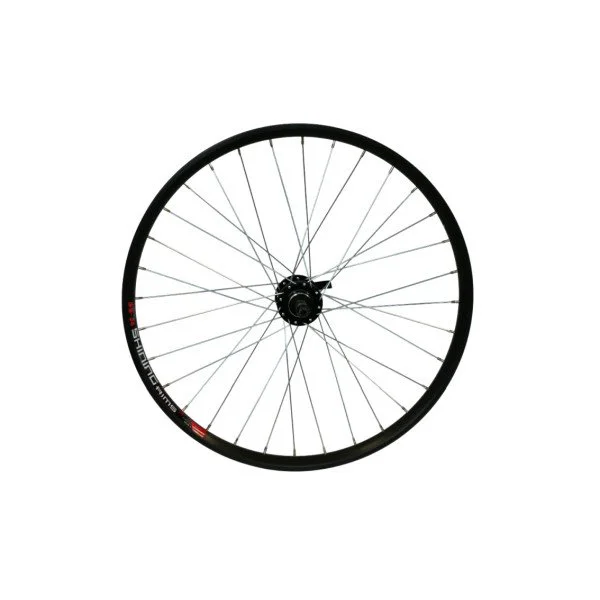 Shining 24" DB-30 QR 6-Bolt MF galinis ratas | 32H / 6-bolt  d-brake / juodas