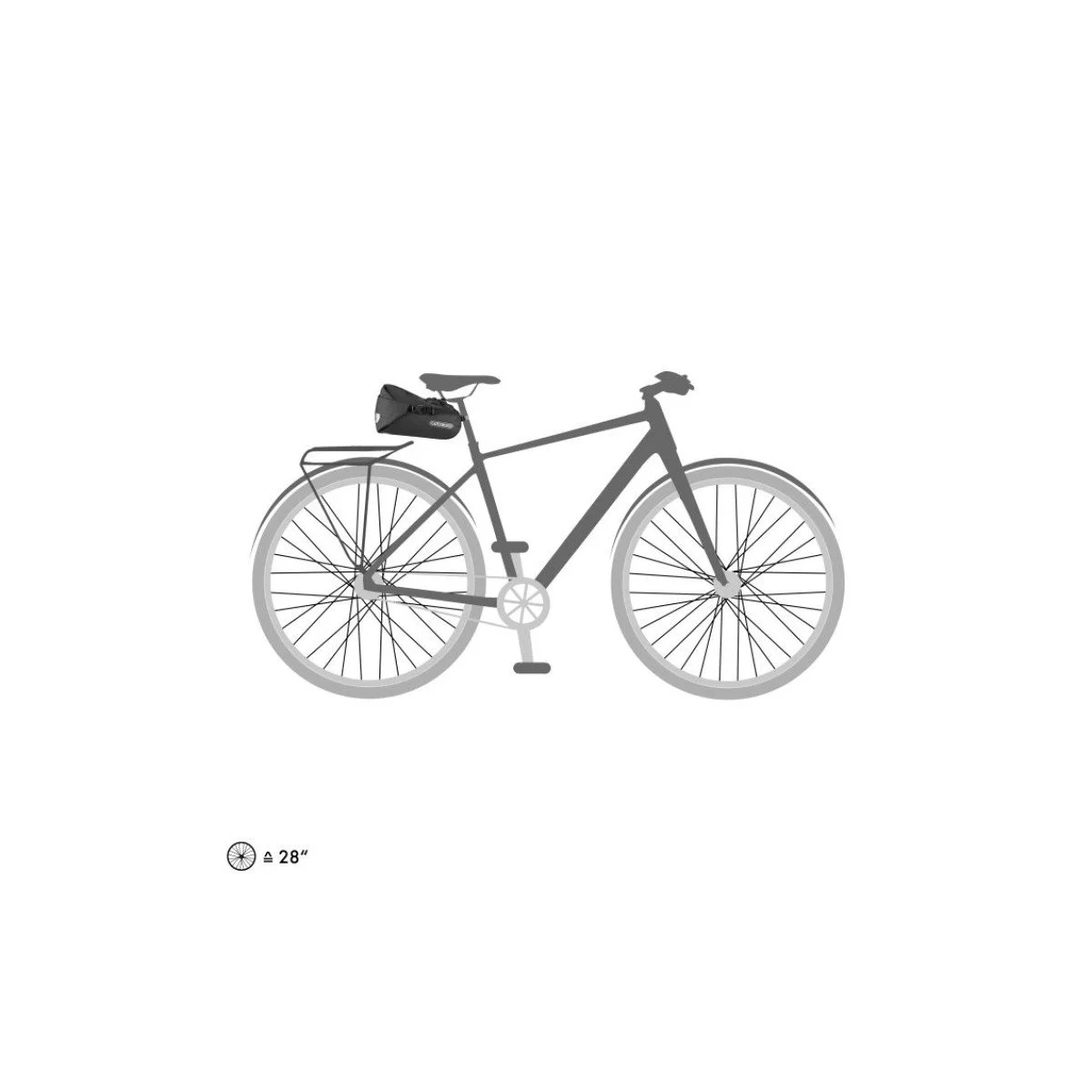 Ortlieb Saddle-Bag Black Matt krepšys po balneliu | 4.1L