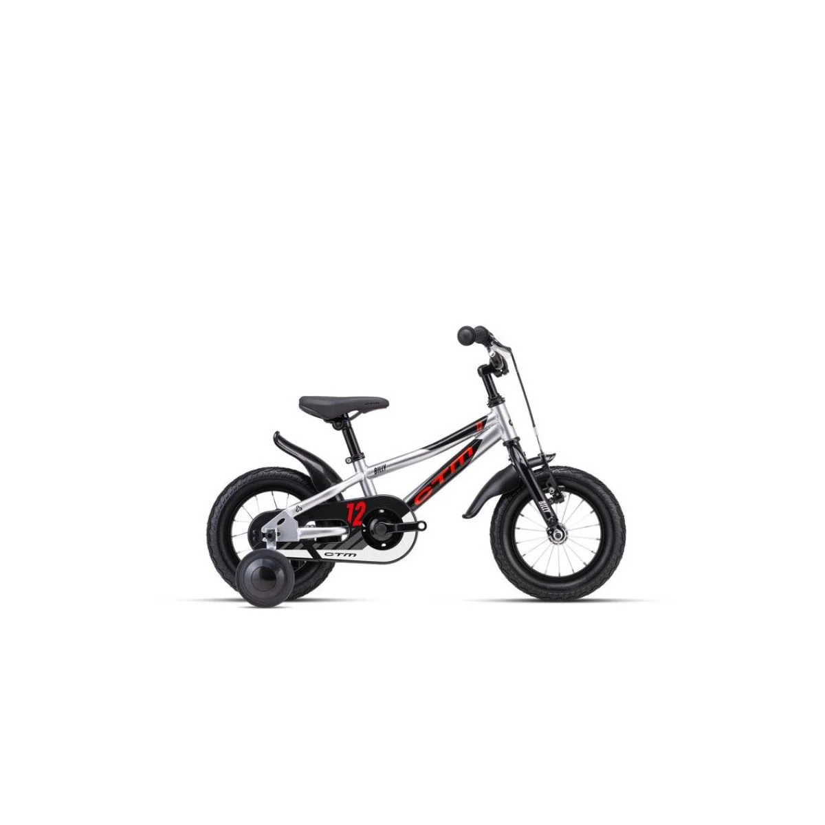 CTM Billy 12'' Silver / neon red 2025 dviratis