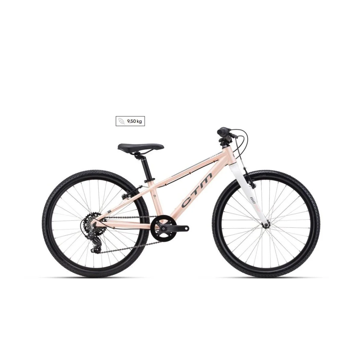 CTM Rocky SL 24" - 2026 - matt light pink dviratis