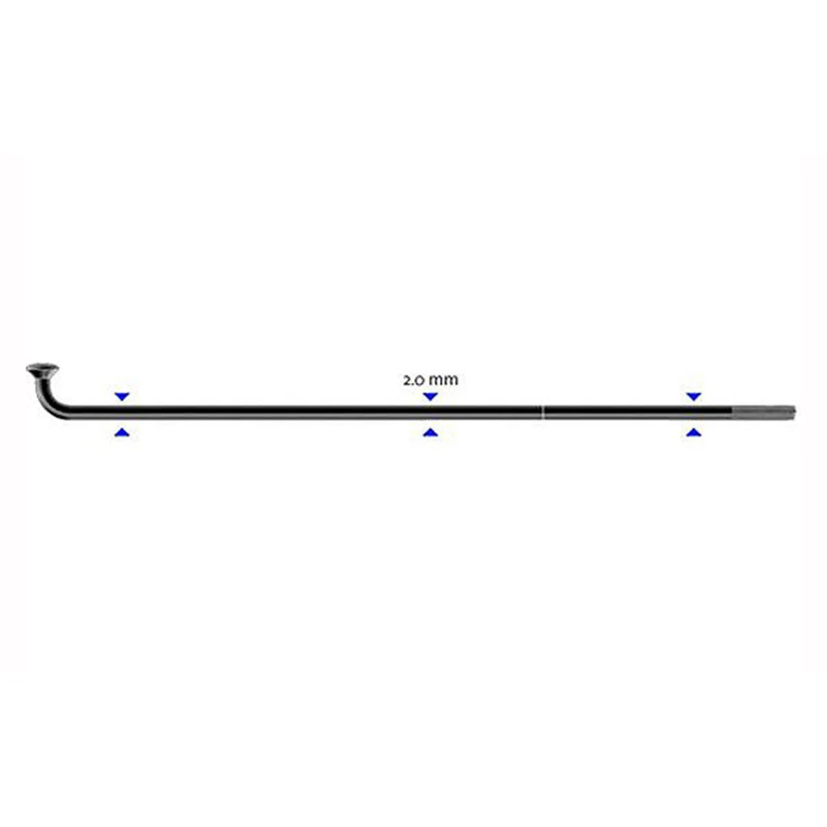 Sapim Leader J-Bend 2 x 282 mm Stipinas 2 x 282 mm