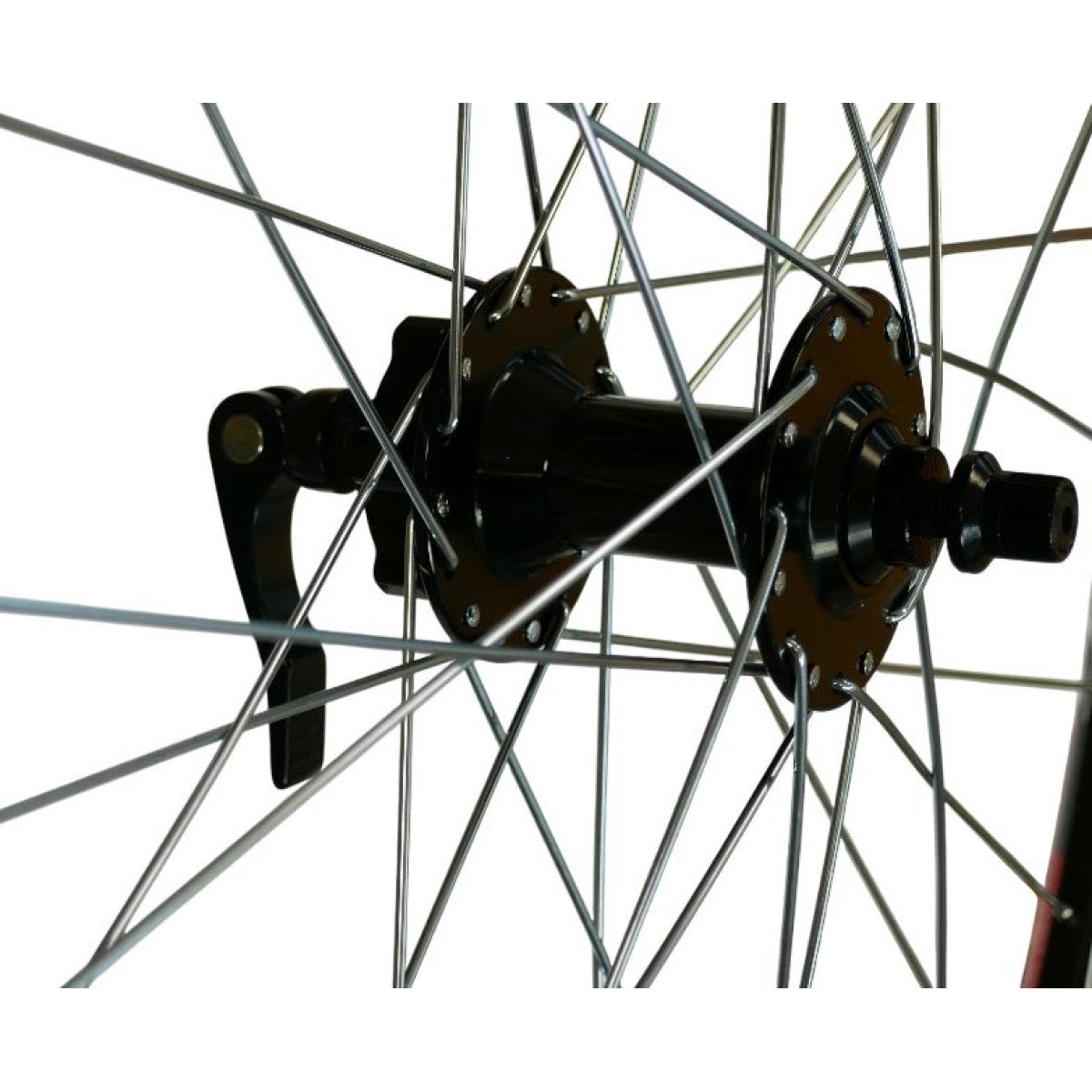 Shining 28" DB-T260 QR SB 6-Bolt FH priekinis ratas | 32H / 6-bolt  d-brake / juodas