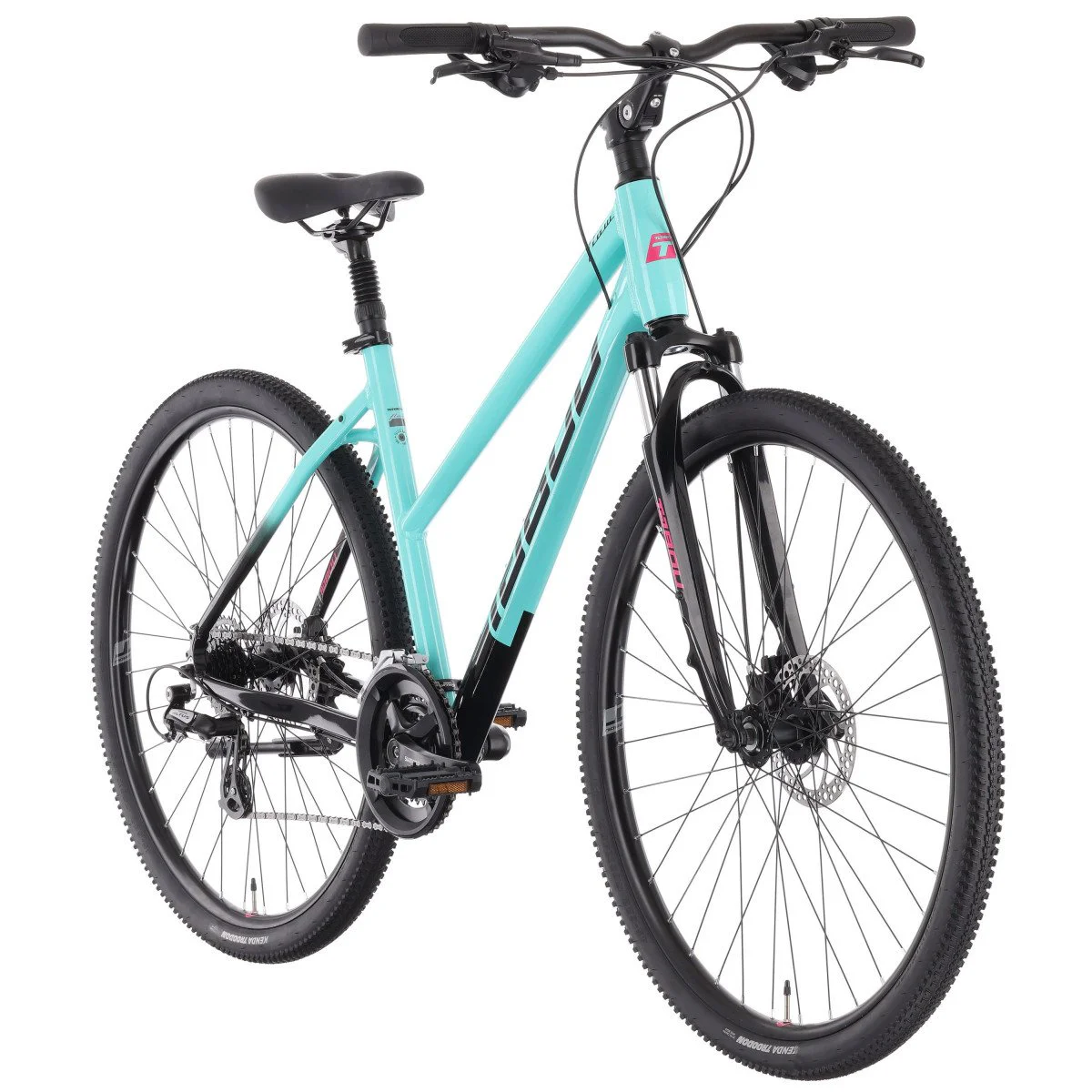 Tabou Flow 1 W black-mint dviratis