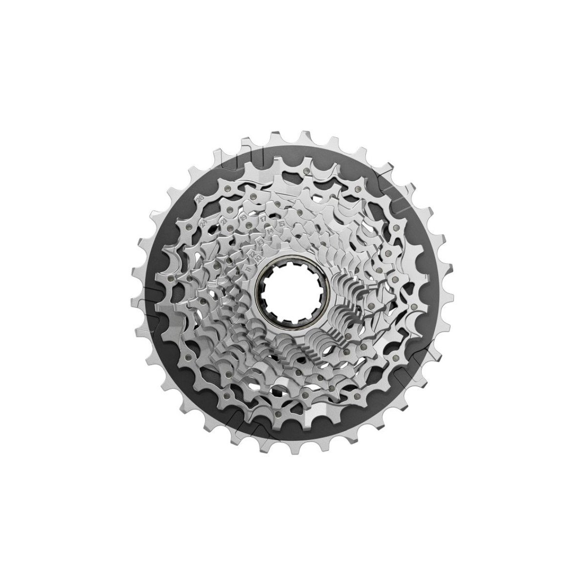 SRAM XG-1270 Force E1 galinis žvaigždžių blokas 10-36T, 12 pavarų