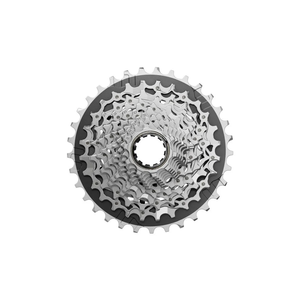 SRAM XG-1270 Force E1 galinis žvaigždžių blokas 10-36T, 12 pavarų