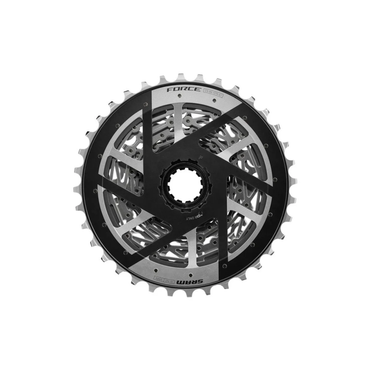 SRAM XG-1270 Force E1 galinis žvaigždžių blokas 10-36T, 12 pavarų
