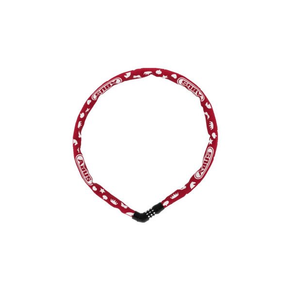 ABUS Steel-O-Chain 4804C/75 Red Symbols grandininė spyna