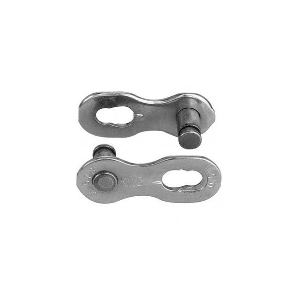 KMC MissingLink e1/e8 NR EPT Silver grandinės sujungimas | 1 pavaros