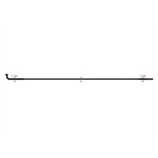 Sapim Leader J-Bend 2.3 x 294 mm Stipinas 2.3 x 294 mm