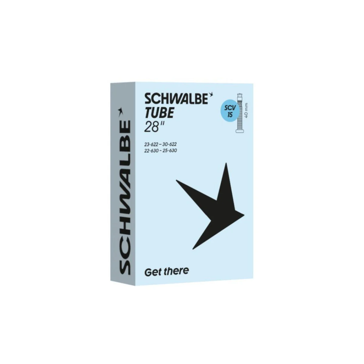 Schwalbe 700 x 23/30C SCV15 Clik 80 mm dviračio kamera