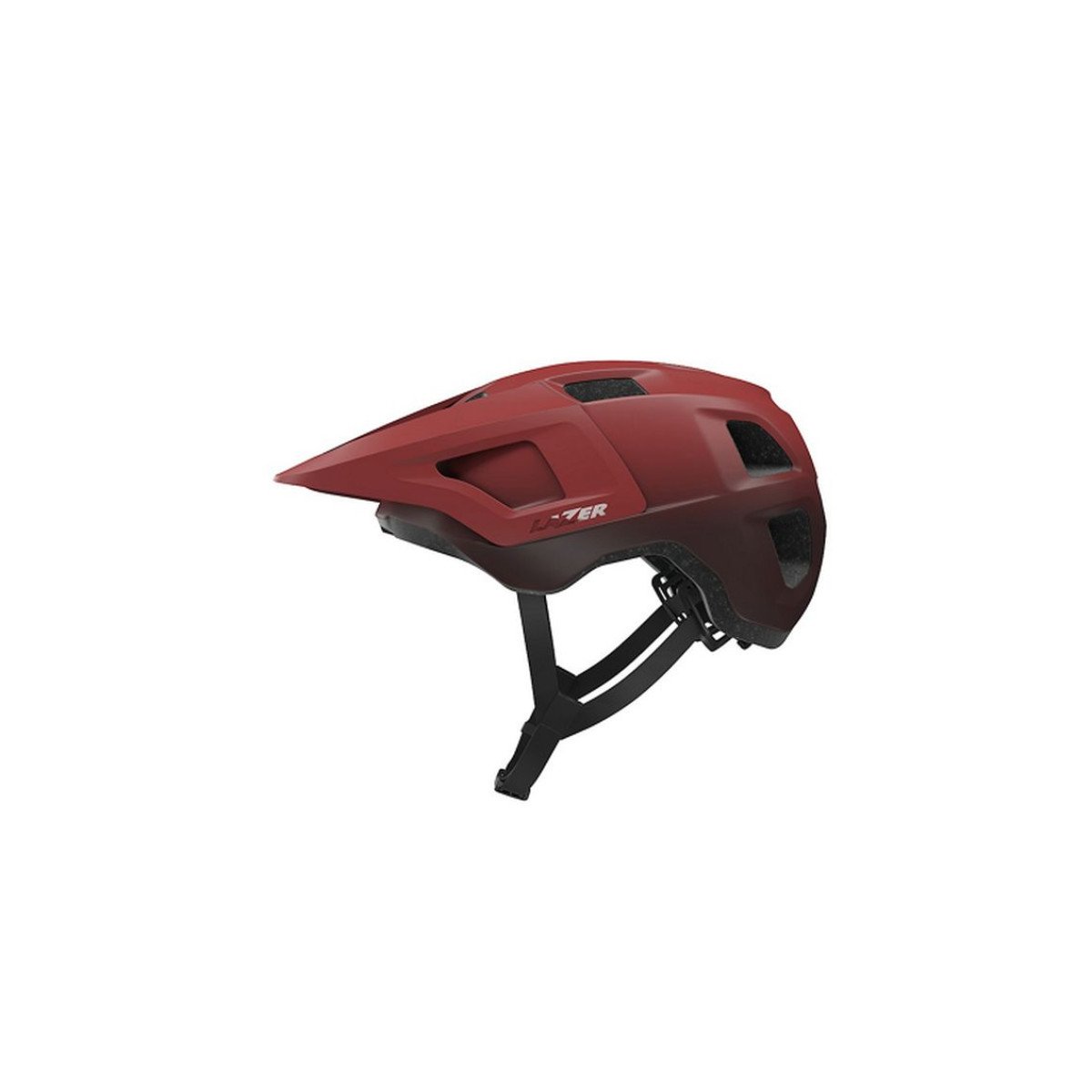 Lazer Finch KinetiCore Matte Maroon Black dviratininko šalmas