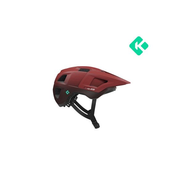 Lazer Finch KinetiCore Matte Maroon Black dviratininko šalmas