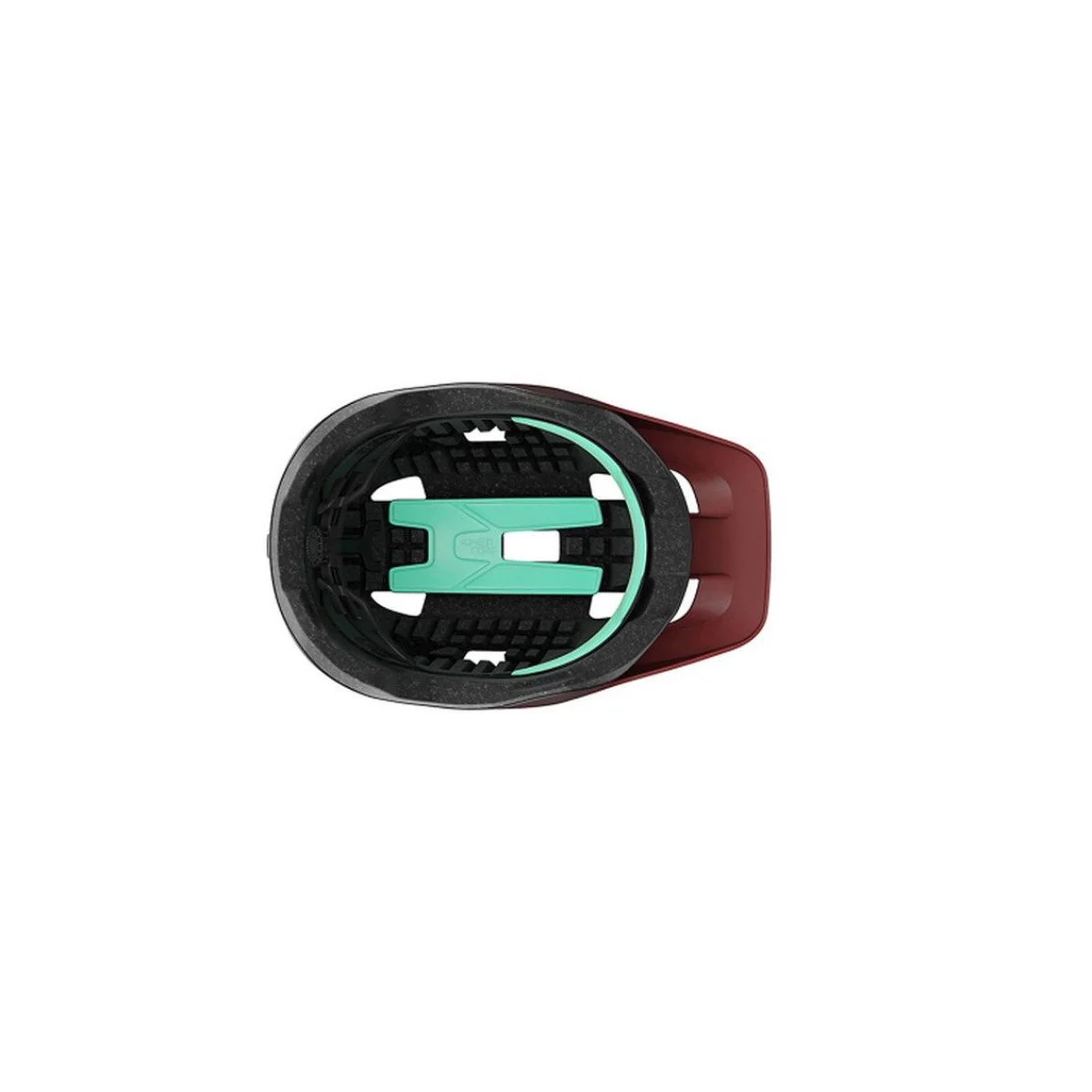 Lazer Finch KinetiCore Matte Maroon Black dviratininko šalmas