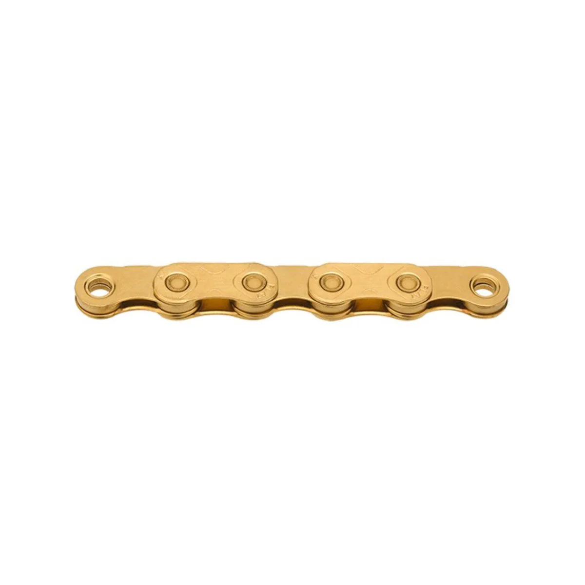 KMC X FLAT Ti-N Gold Waxed grandinė 126L | 12/13 pavarų