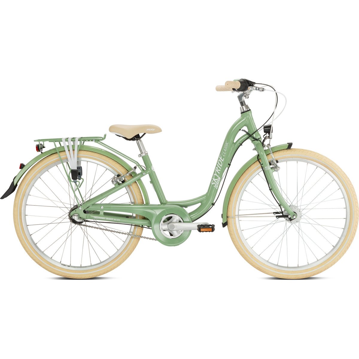 PUKY Skyride 24-3 Classic Alu retro green