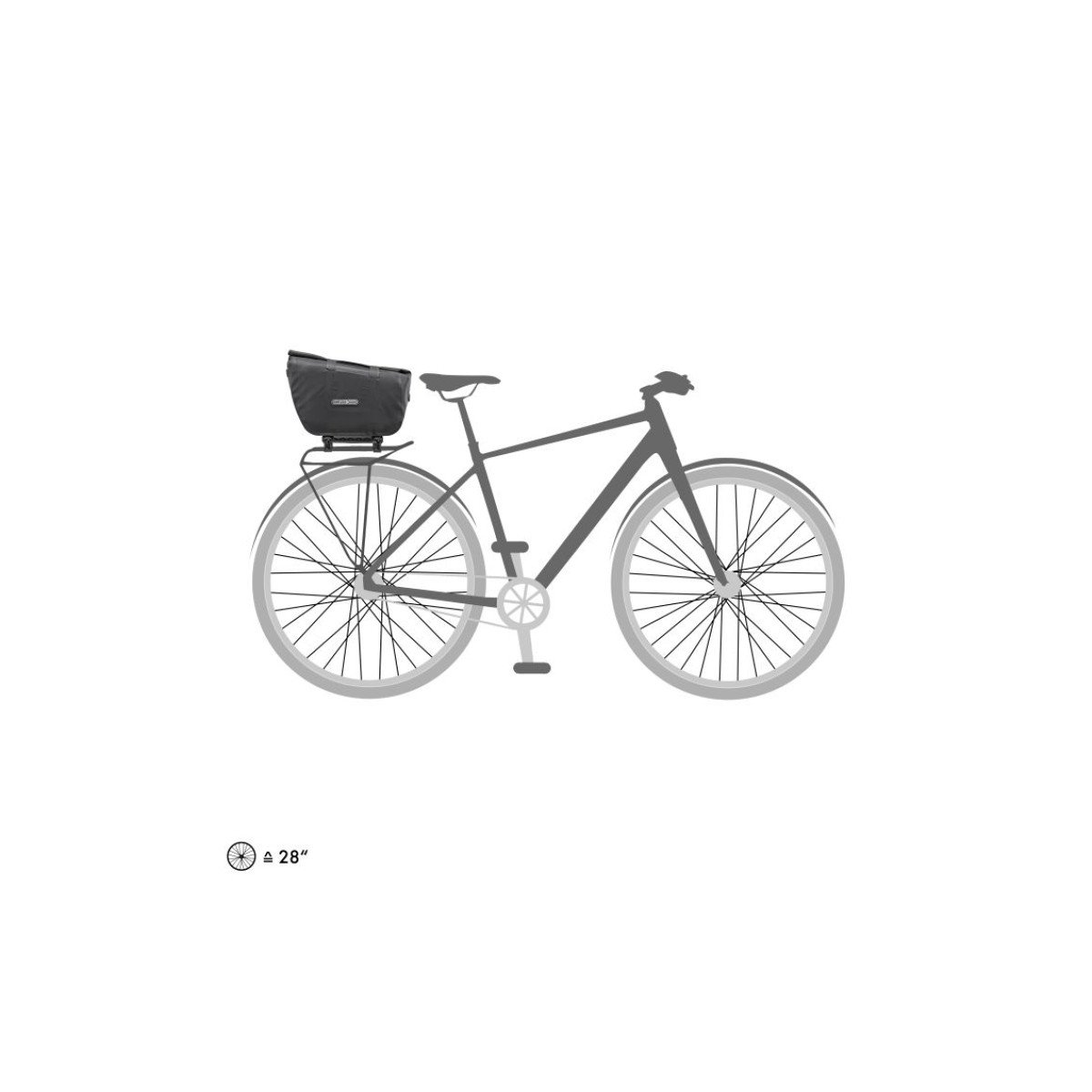 Ortlieb Trunk-Bag RC Black krepšys ant bagažinės | 12L