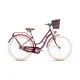 CTM Summer 28" - 2025 - burgundy pearl-silver Moteriškas miesto dviratis