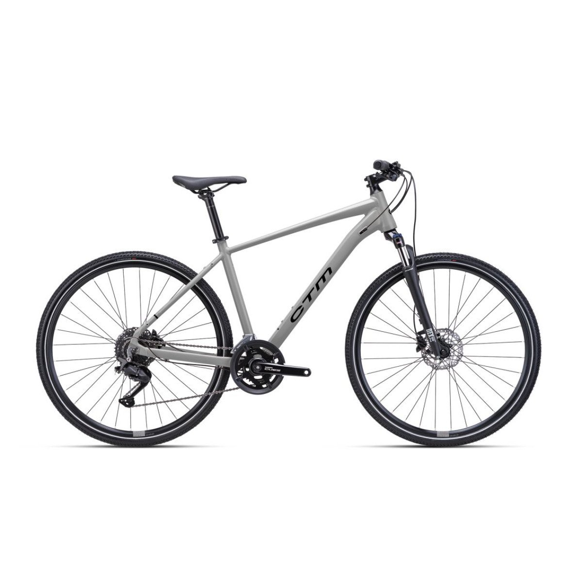 CTM Stark 1.0 28" 2026 Matt Brown Grey / Black dviratis