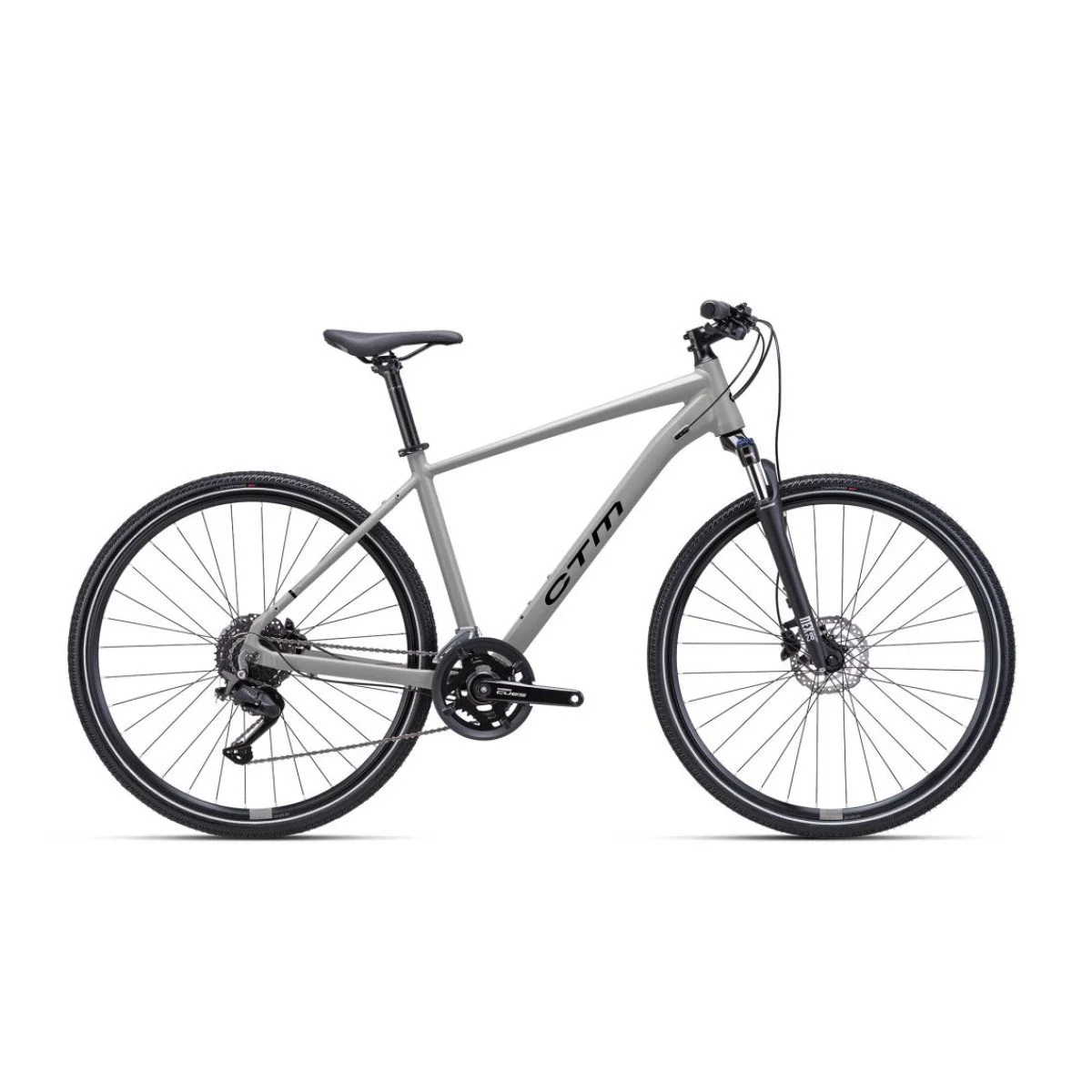 CTM Stark 1.0 28" 2026 Matt Brown Grey / Black dviratis