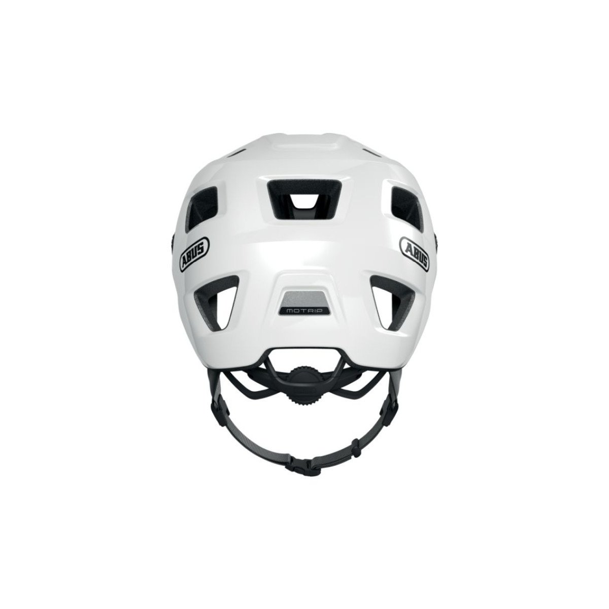 ABUS MoTrip Shiny White MTB šalmas