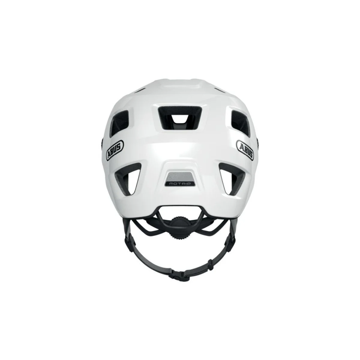 ABUS MoTrip Shiny White MTB šalmas