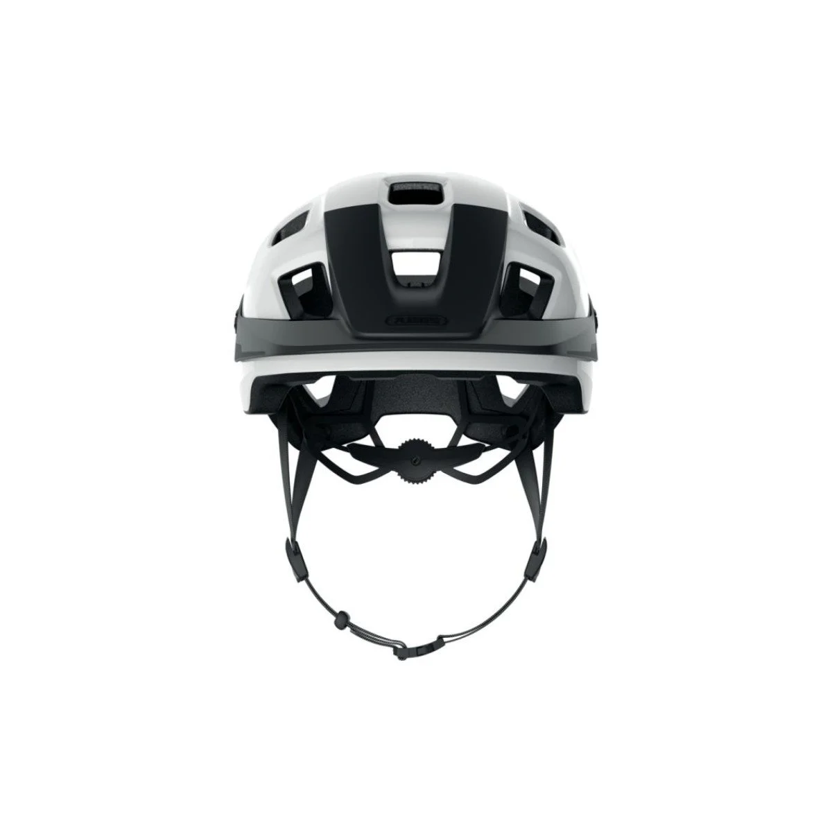 ABUS MoTrip Shiny White MTB šalmas
