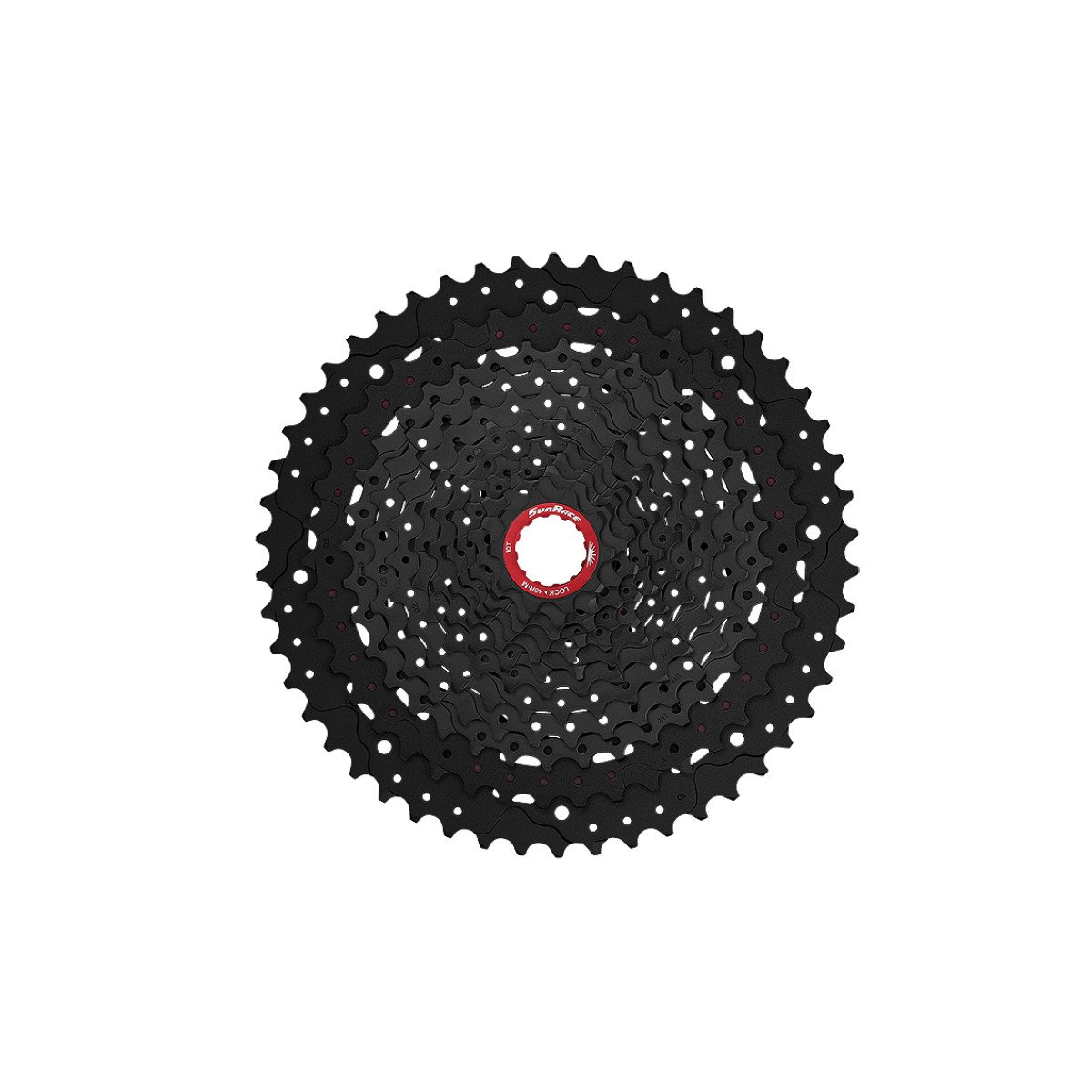 SunRace CSMZ800 11-51T black galinis žvaigždžių blokas | 12 pavarų