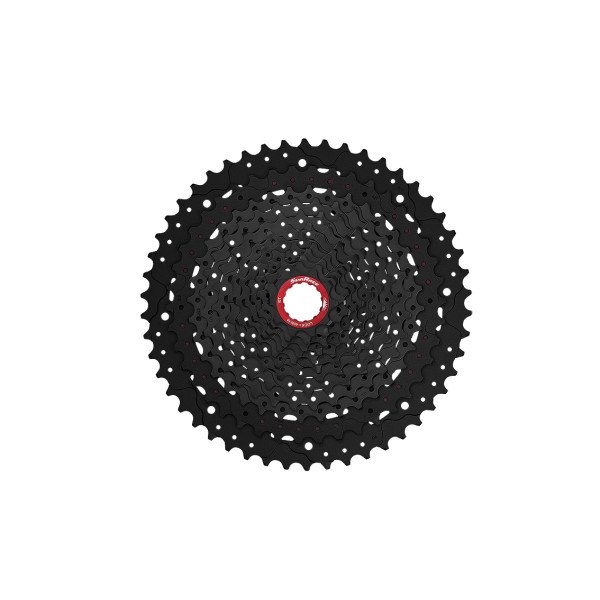SunRace CSMZ800 11-51T black galinis žvaigždžių blokas | 12 pavarų