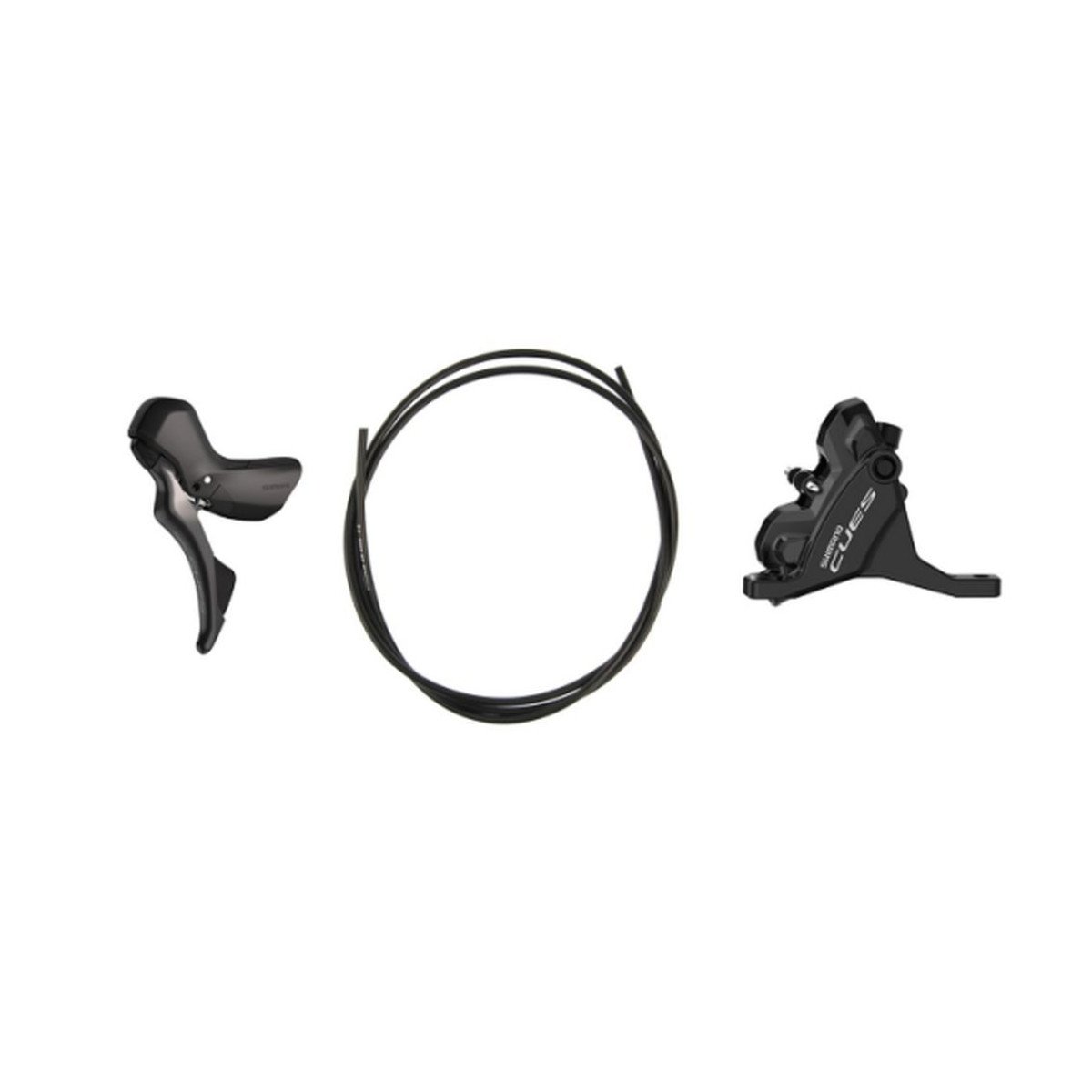Shimano ST-U6030(L) BR-U6030(F) CUES Stabdžių pavarų rankenėlė su hidrauliniais stabdžiais | 2x10/11 pavarų - priekiniai