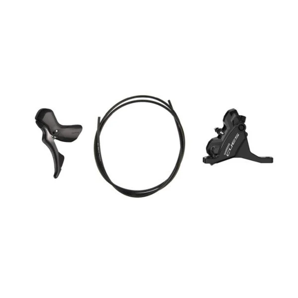Shimano ST-U6030(L) BR-U6030(F) CUES Stabdžių pavarų rankenėlė su hidrauliniais stabdžiais | 2x10/11 pavarų - priekiniai
