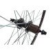 Shining CT-46 QR FH 7-SPEED CASSETTE galinis ratas 28" 622x18, 10x135mm QR, 7 pavarų, 32H, V-Brake, juodas
