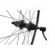 Shining CT-46 QR FH 7-SPEED CASSETTE galinis ratas 28" 622x18, 10x135mm QR, 7 pavarų, 32H, V-Brake, juodas