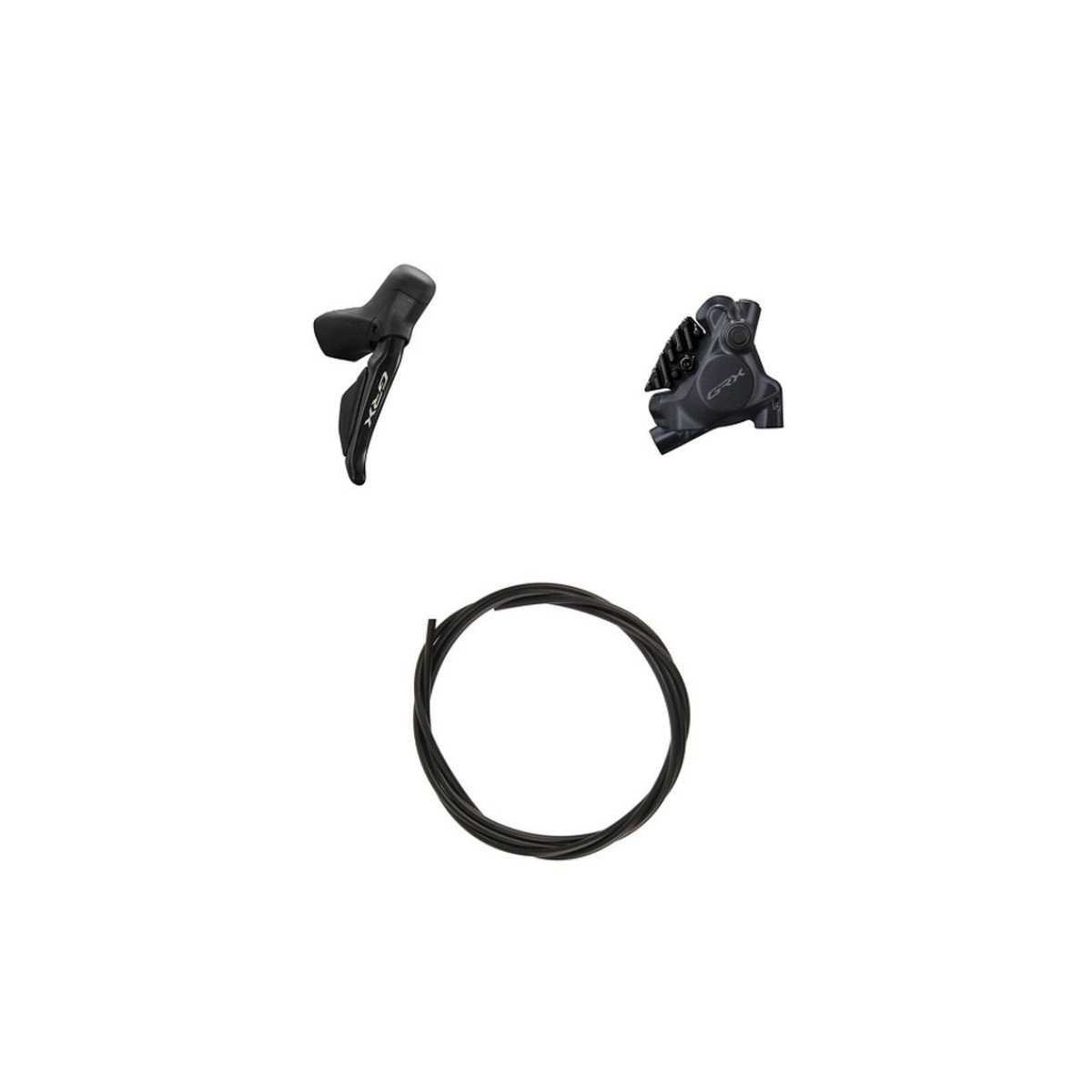 Shimano ST-RX715-R / BR-RX410 GRX Di2 stabdžių pavarų rankenėlė su hidrauliniais stabdžiais | 12 pavarų / galas