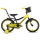 Tabou Rocket 16 black-yellow dviratis
