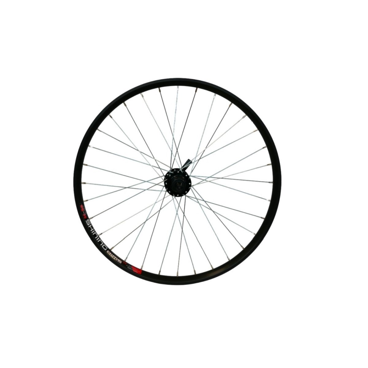 Shining 24" DB-30 QR SB 6-Bolt FH galinis ratas | 32H / 6-bolt  d-brake / 8-11 pavarų / juodas