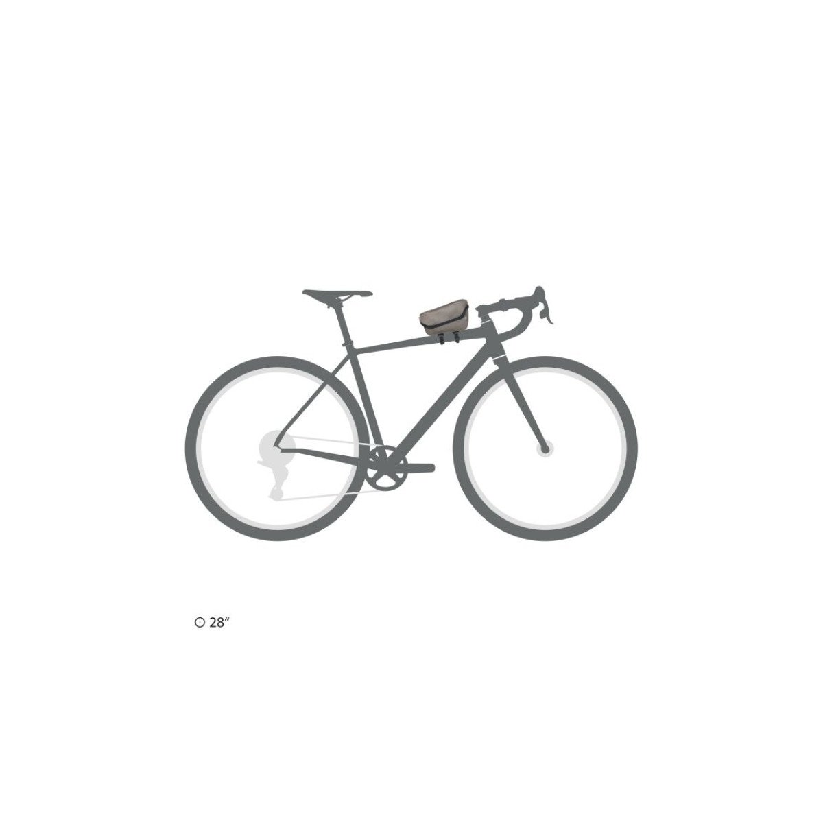 Ortlieb Fuel-Pack Dark Sand krepšys ant rėmo | 1L