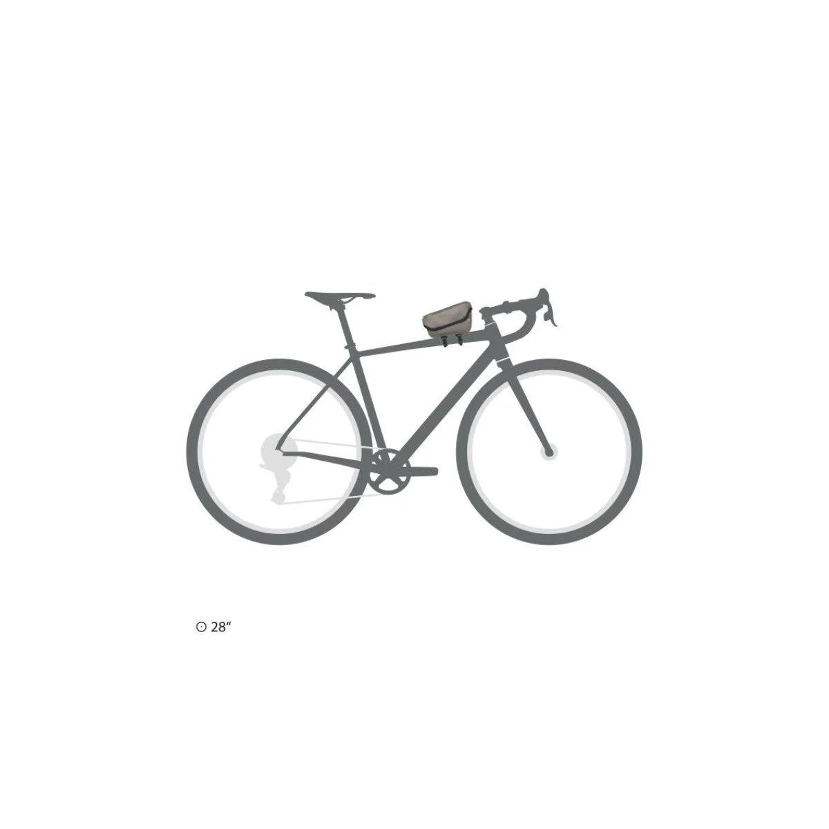 Ortlieb Fuel-Pack Dark Sand krepšys ant rėmo | 1L