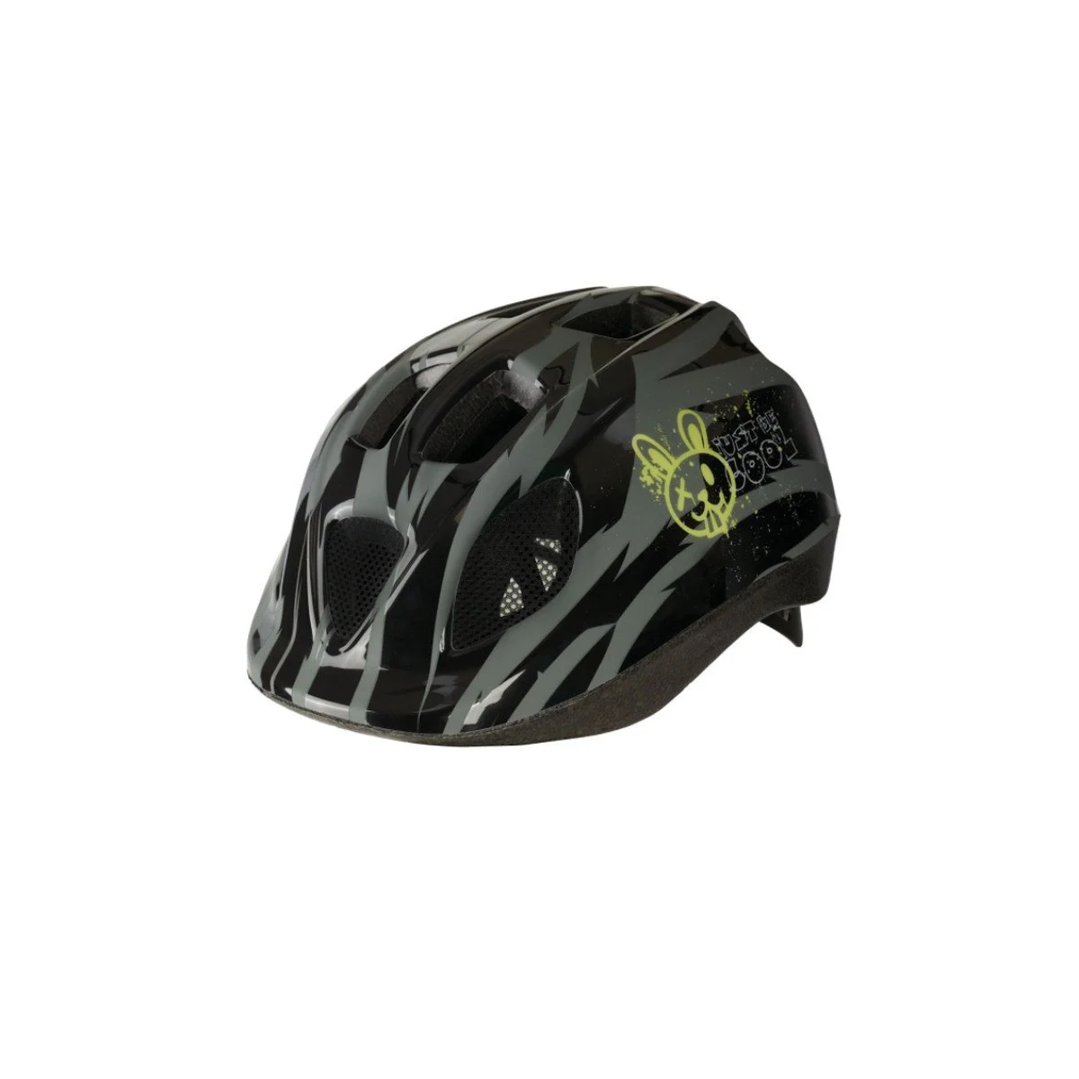 Polisport Junior Cool Rabbit dviratininko šalmas | juodas