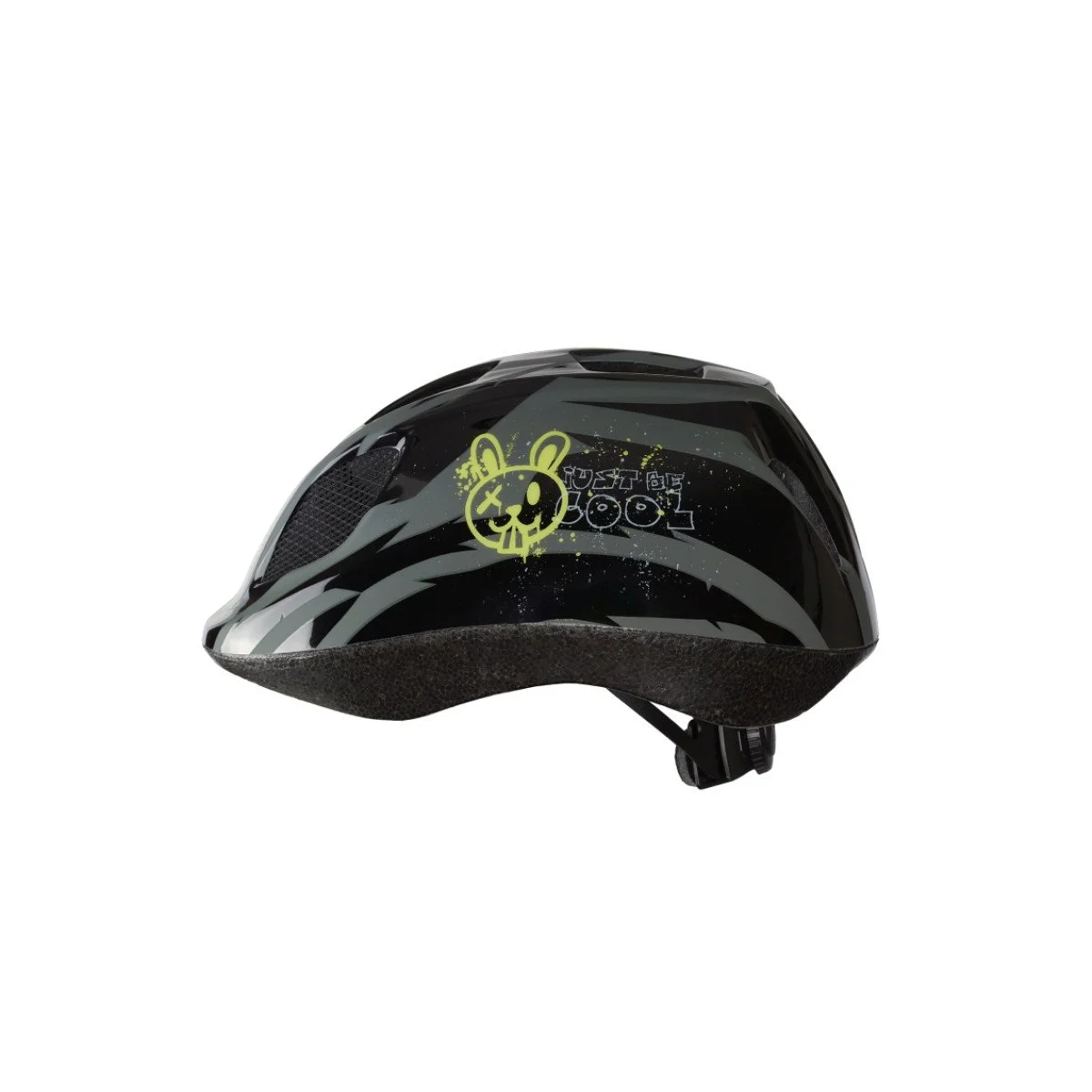 Polisport Junior Cool Rabbit dviratininko šalmas | juodas