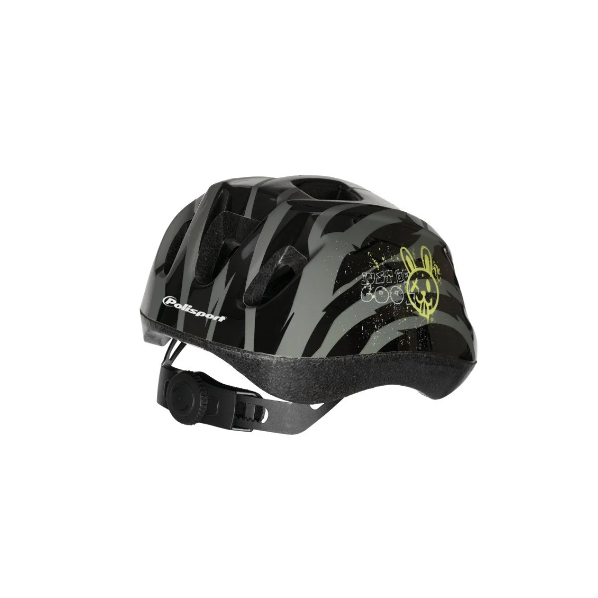 Polisport Junior Cool Rabbit dviratininko šalmas | juodas